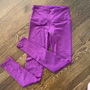 Beautiful purple leggings 90 degree